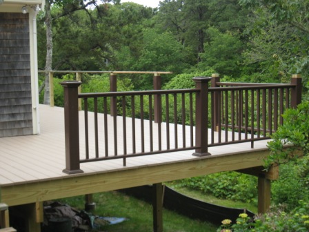 install new composite railing